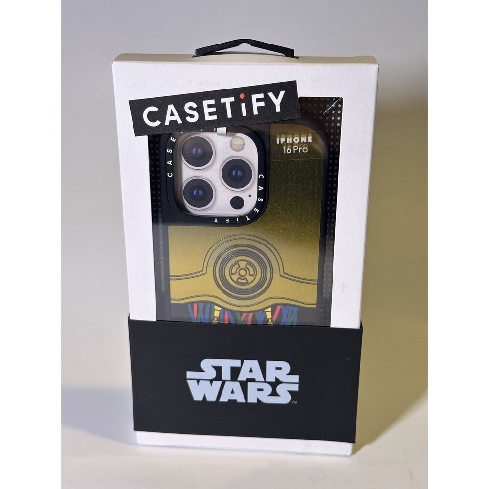 CASETIFY case for iPhone 16 PRO - Star Wars - C-3PO - GOLD WIRES BODY